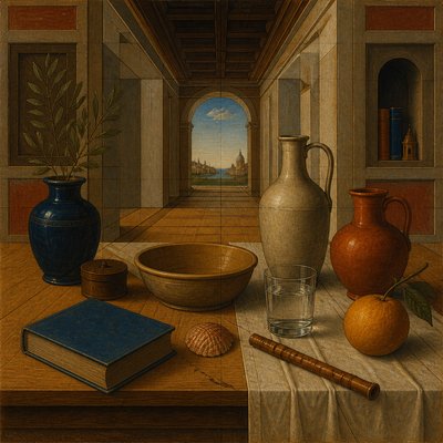 still life with everyday objects