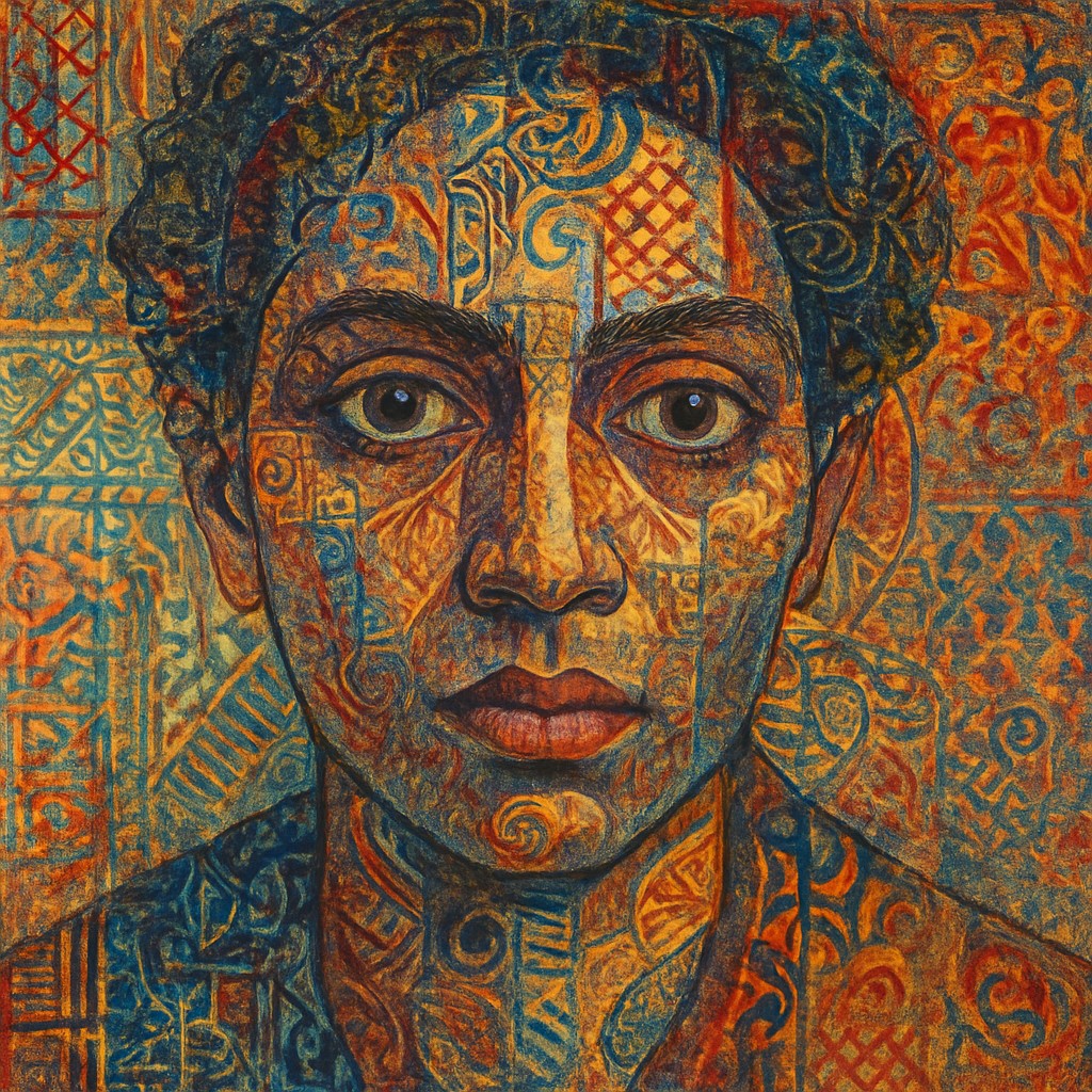 portrait of a person with expressive eyes