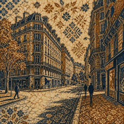 Batik Art Style Style Transfer Example