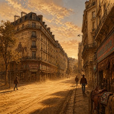 Cowboycore Aesthetic Style Transfer Example