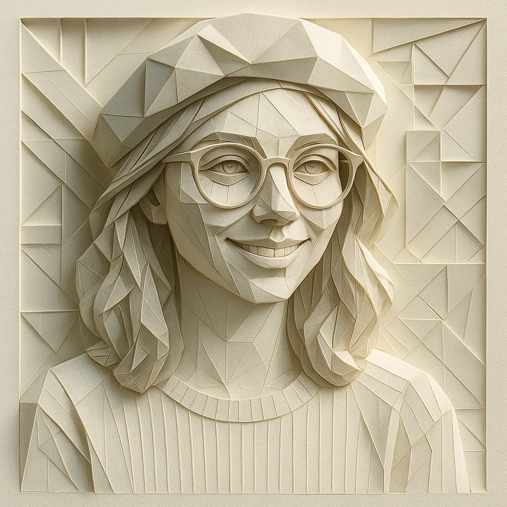 Architectural Origami Narrative Style Transfer Example
