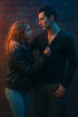 a man and a woman standing next to each other