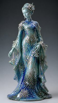 full-length portrait of an elegant figure