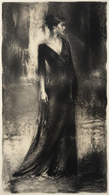 full-length portrait of an elegant figure