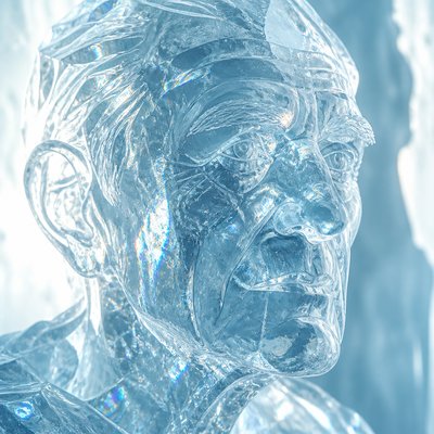 close-up portrait of an elderly person with expressive weathered features