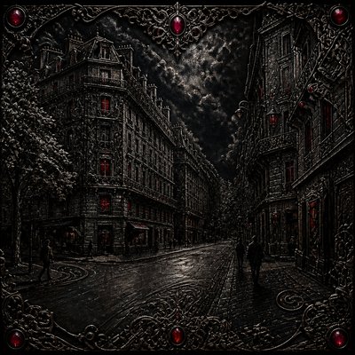Gothic Jewelry Design Style Transfer Example