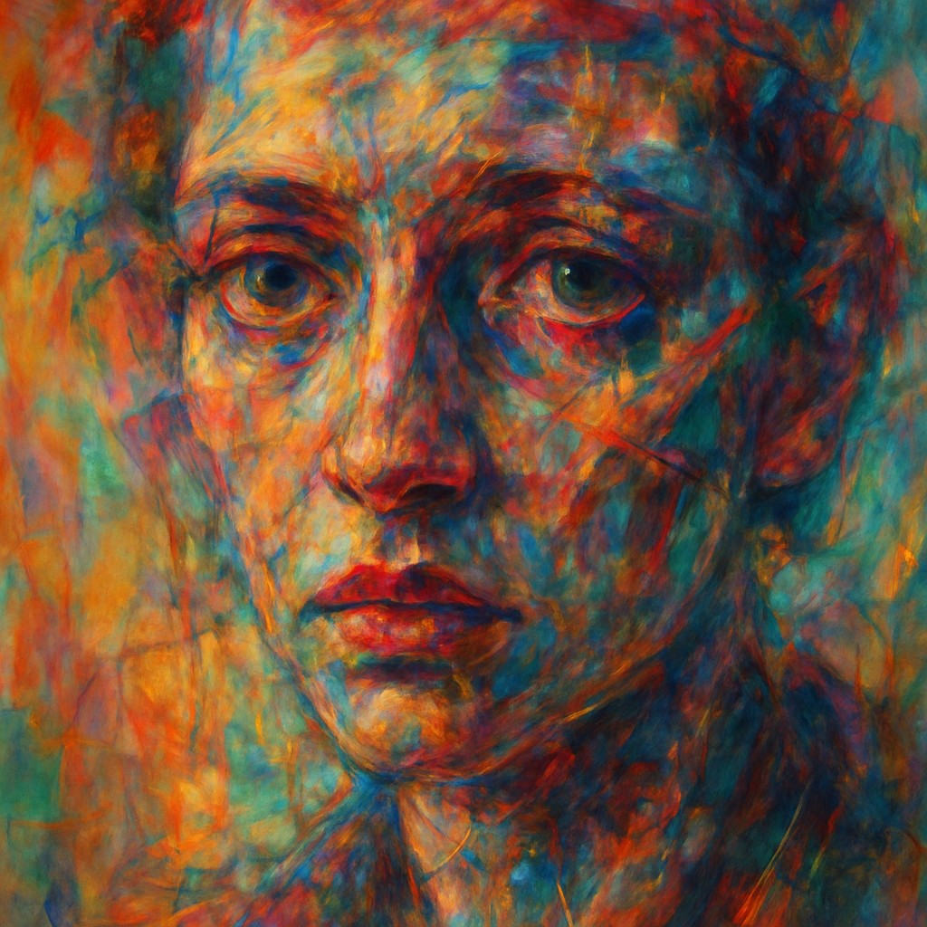 portrait of a person with expressive eyes