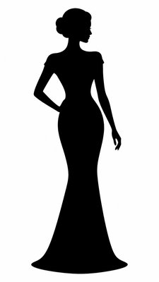 full-length portrait of an elegant figure