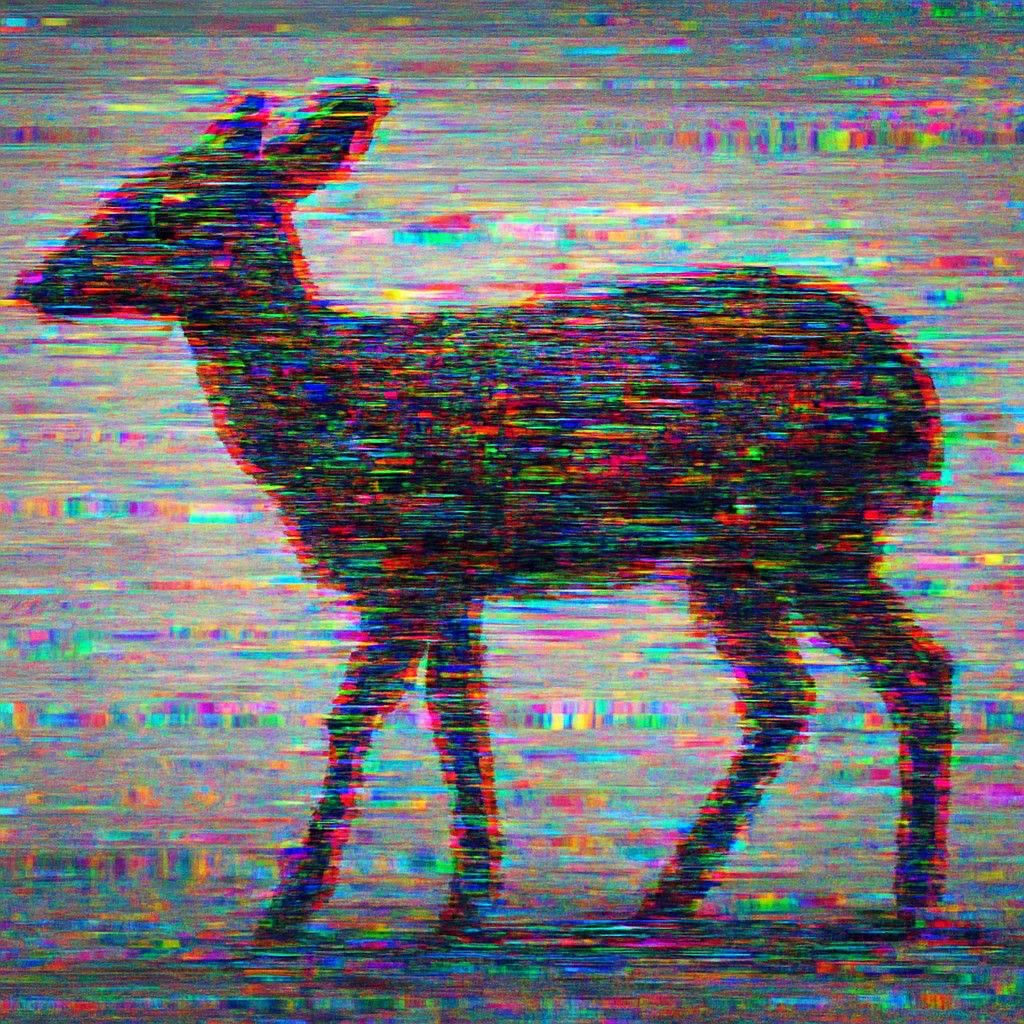 animal standing in natural pose