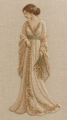 full-length portrait of an elegant figure