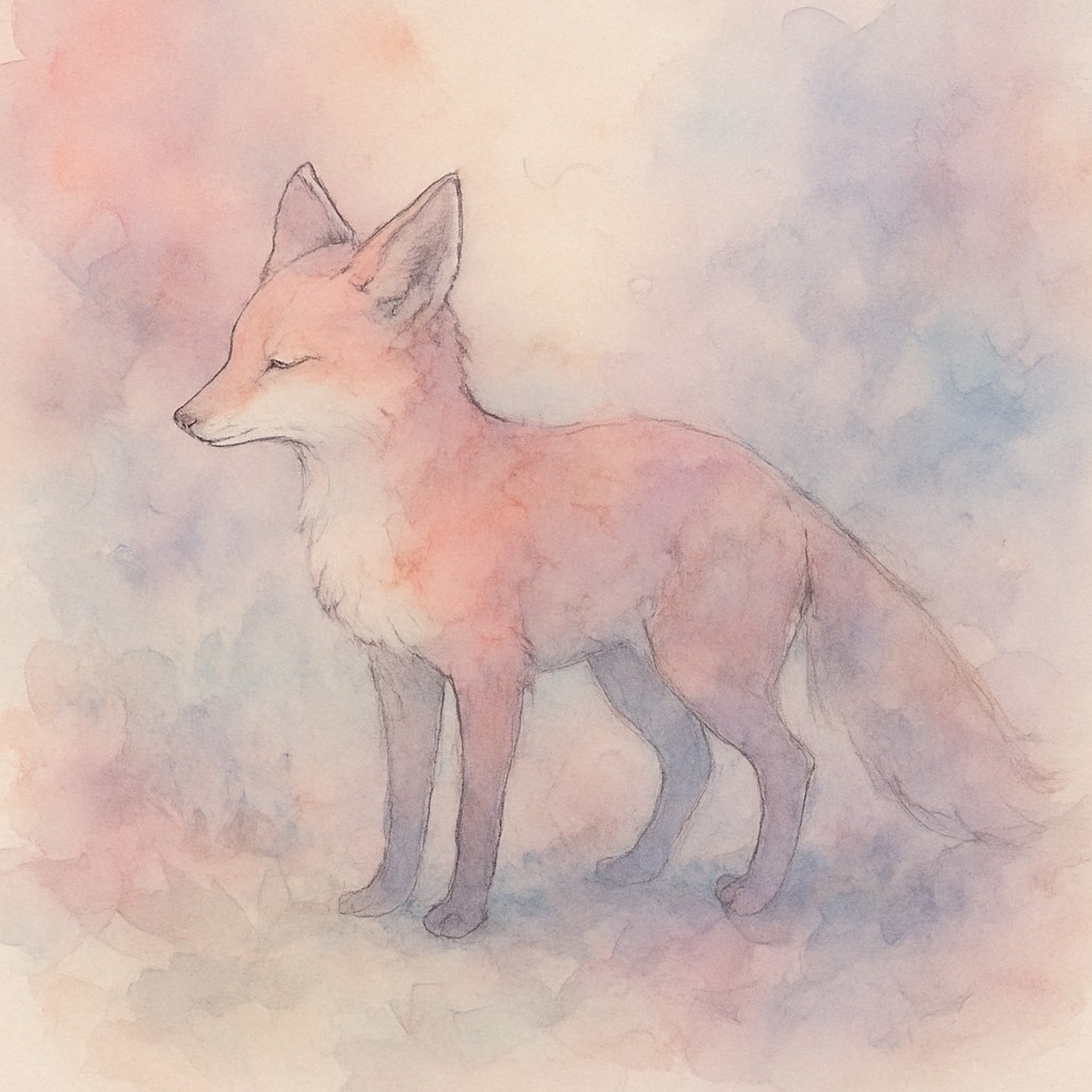 animal standing in natural pose