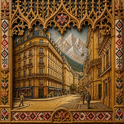 Slovak Art Style Style Transfer Example