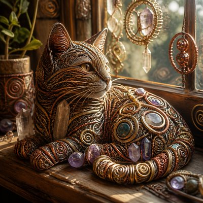 a cat lounging in a sunlit window