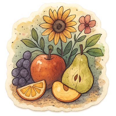 Hand-Drawn Sticker Design 3