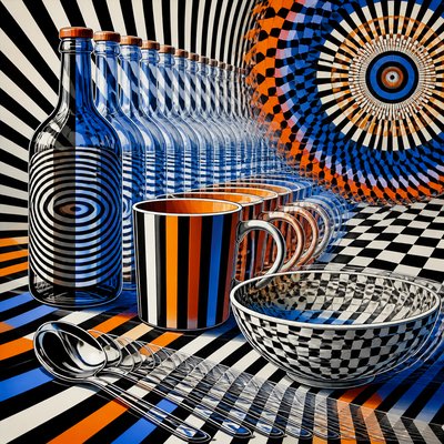 still life with everyday objects