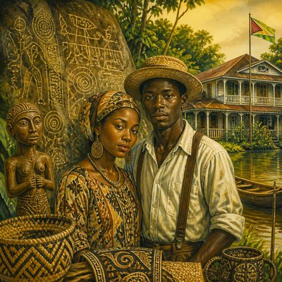 portrait of two people together