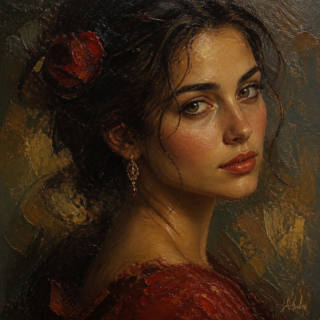 Oil Painting Art Style AI art example