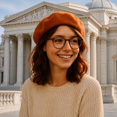 Neoclassical Architecture Style Transfer Example