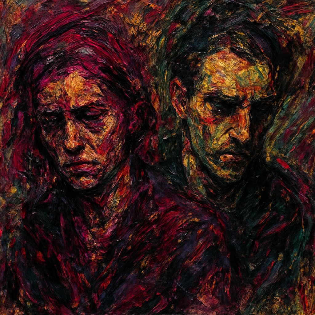 portrait of two people together