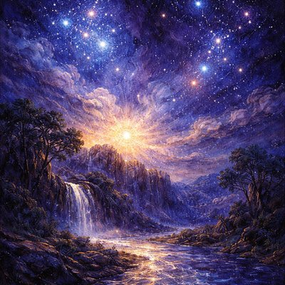 Seek him that maketh the seven stars and Orion, and turneth the shadow of death into the morning, and maketh the day dark with night: that calleth for the waters of the sea, and poureth them out upon the face of the earth: The LORD is his name: 
(Amos 5:8 KJV)
