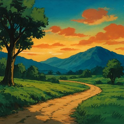 wide landscape with natural scenery