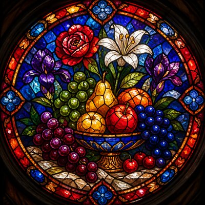 Stained Glass Art Style 3