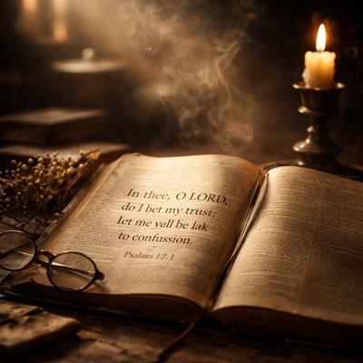 “In thee, O LORD, do I put my trust: let me never be put to confusion.” (Psalms 71:1, KJV)
