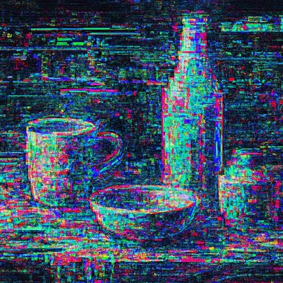 still life with everyday objects