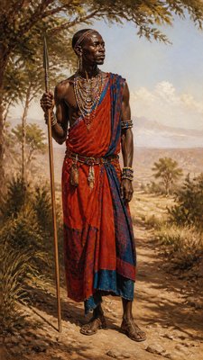 full-length portrait of an elegant figure