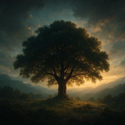 a tree in nature