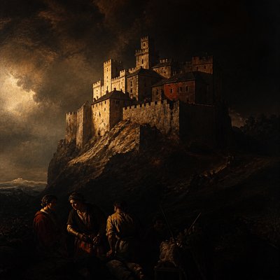 majestic castle on a hilltop