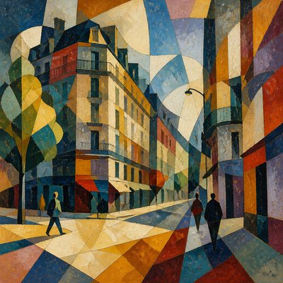 Abstract Still Life Art Style Style Transfer Example