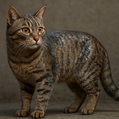 animal standing in natural pose