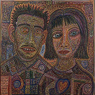 portrait of two people together