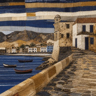wide landscape with natural scenery — Cape Verdean Art Style