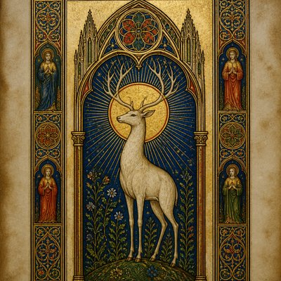 animal standing in natural pose