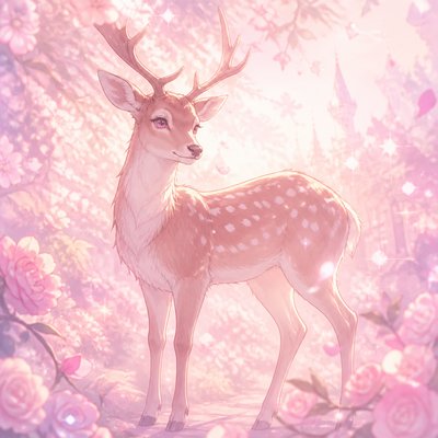 animal standing in natural pose