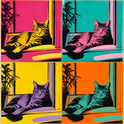 a cat lounging in a sunlit window