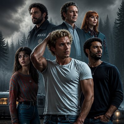 a group of people standing in front of a car