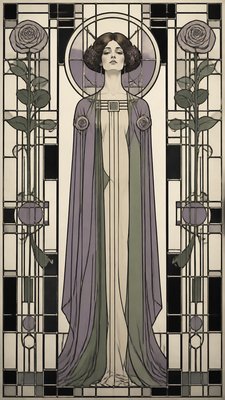 full-length portrait of an elegant figure
