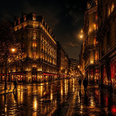 Night Luxe Aesthetic Style Transfer Example