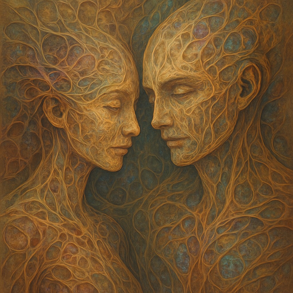 portrait of two people together