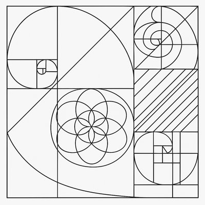 Mathematical Pattern Minimalism Art Style Style Transfer Example
