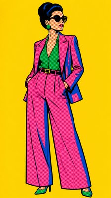 full-length portrait of an elegant figure