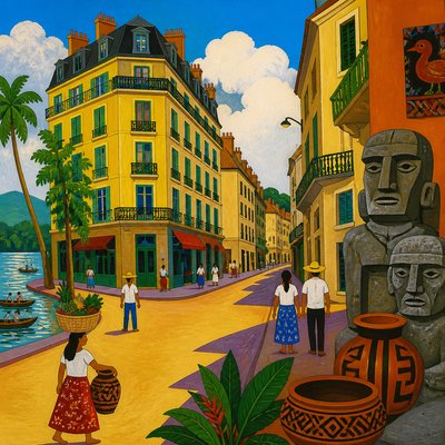 Nicaraguan Art Style Style Transfer Example