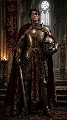 full-length portrait of an elegant figure