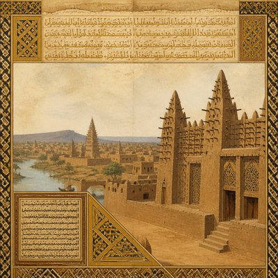 wide landscape with natural scenery — Timbuktu Art Style