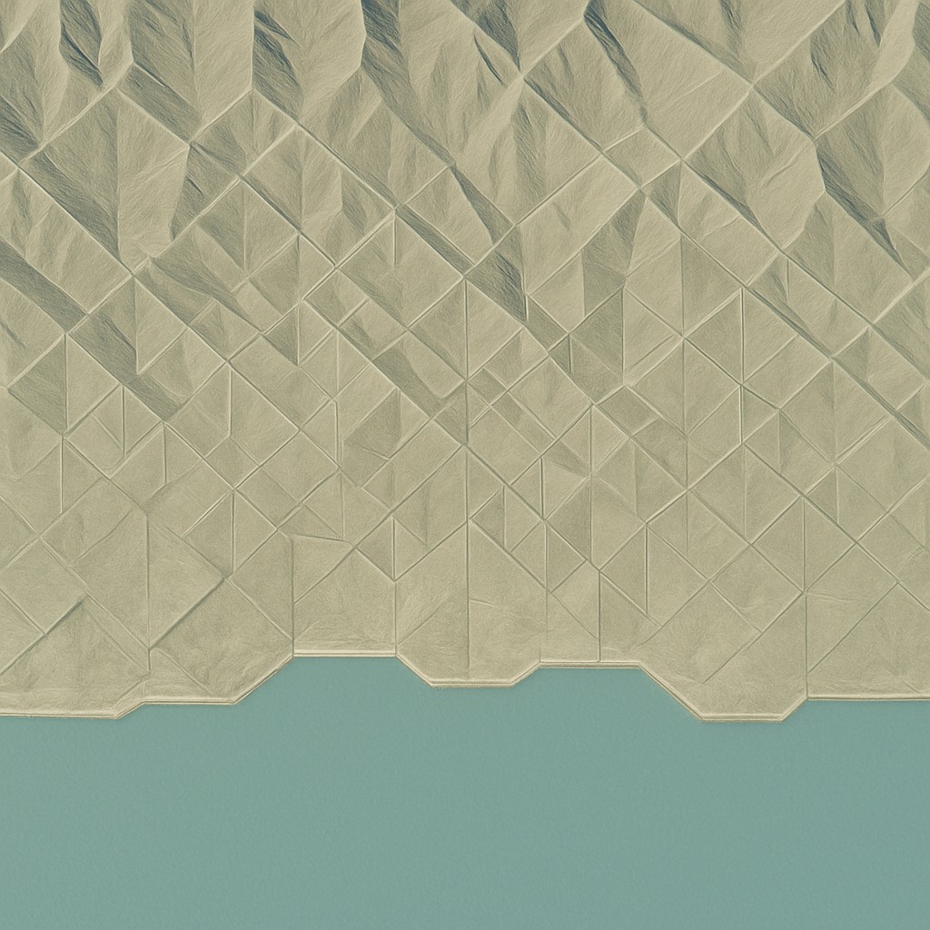 serene landscape with mountains and water