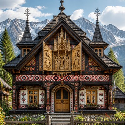 house with front view