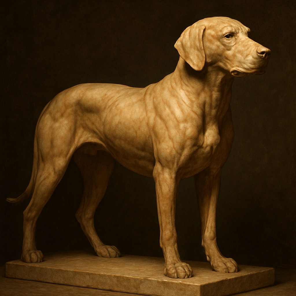 animal standing in natural pose